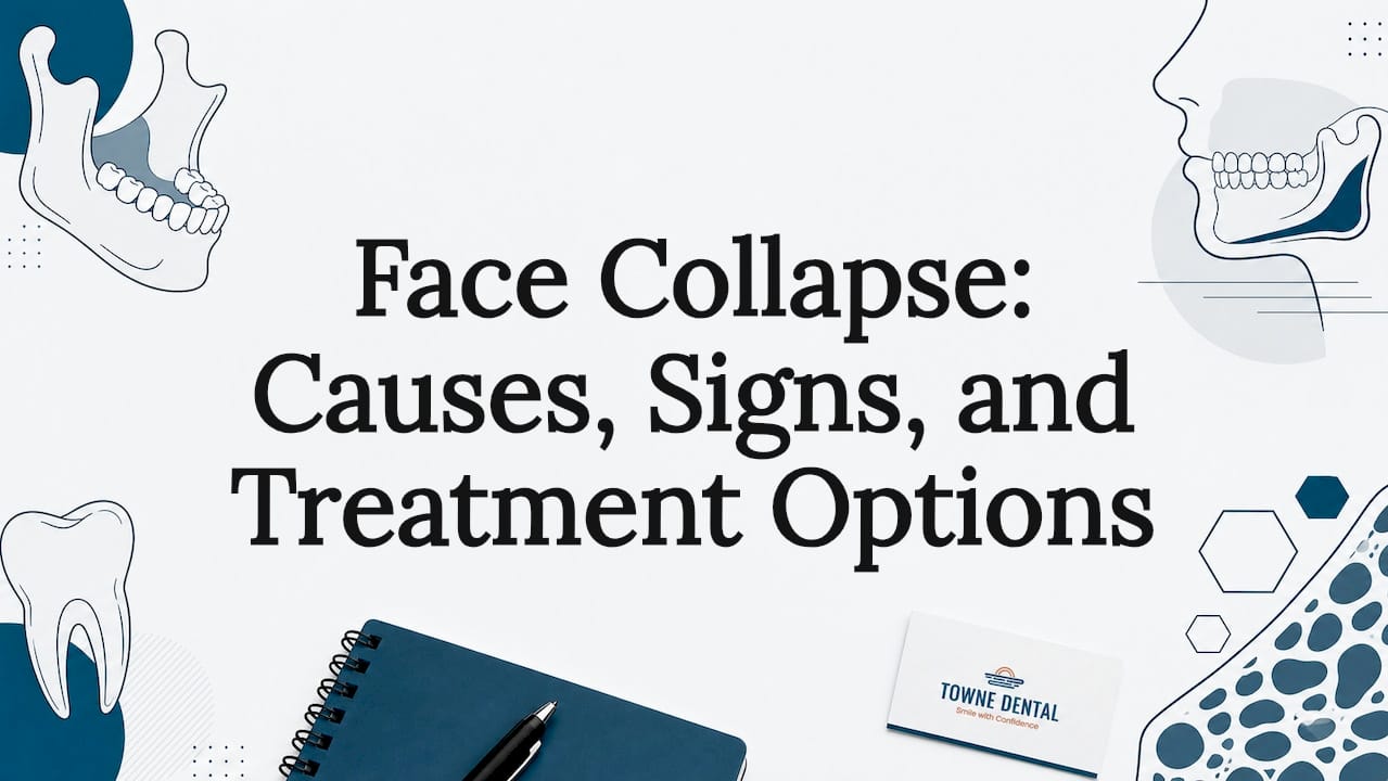Decorative title card with face and bone icons