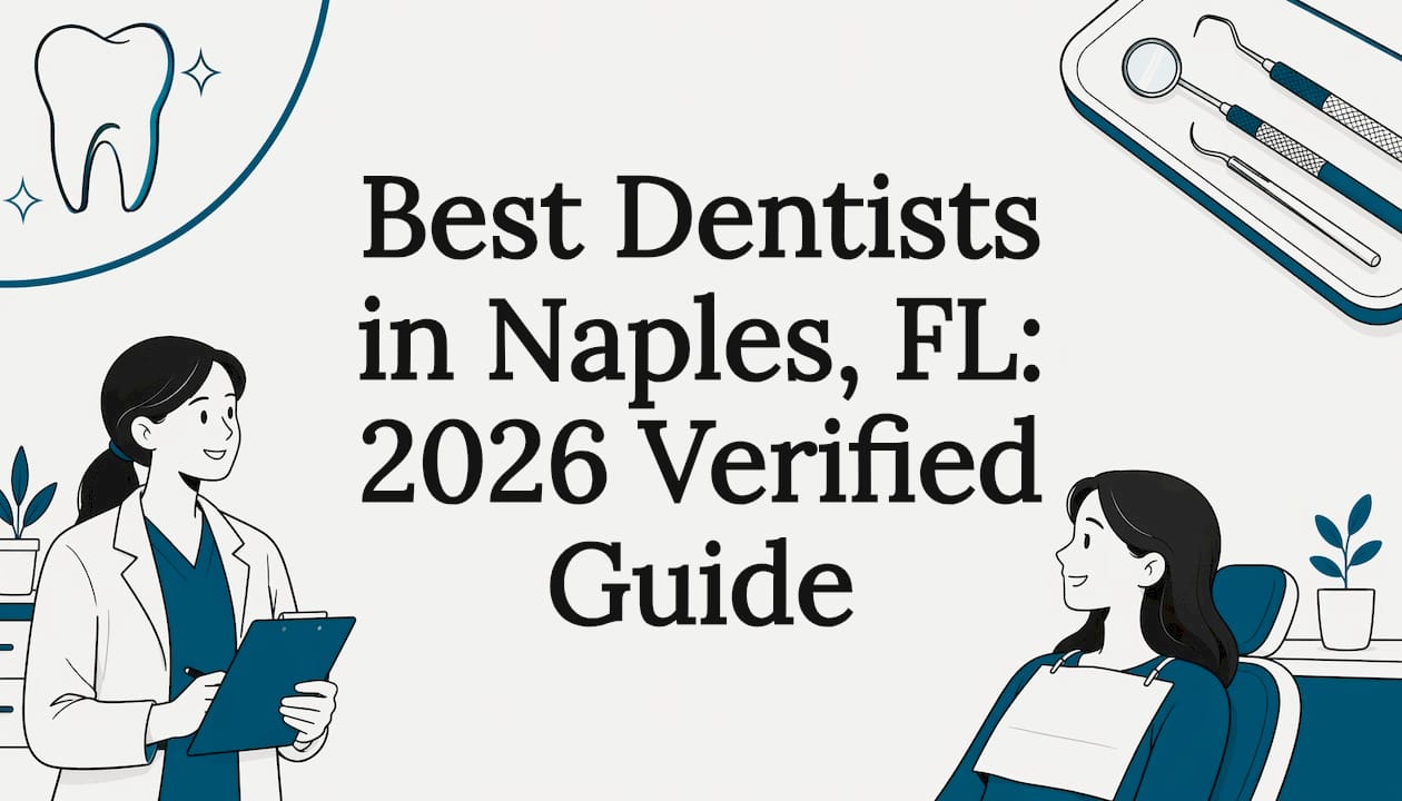 Decorative illustrated dental-themed title card