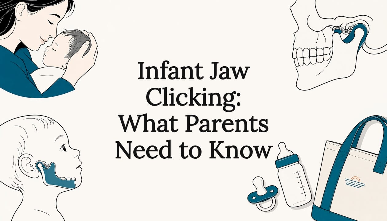 Infant jaw and parent illustration title card