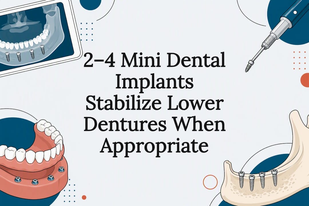 Decorative mini implant title card illustration