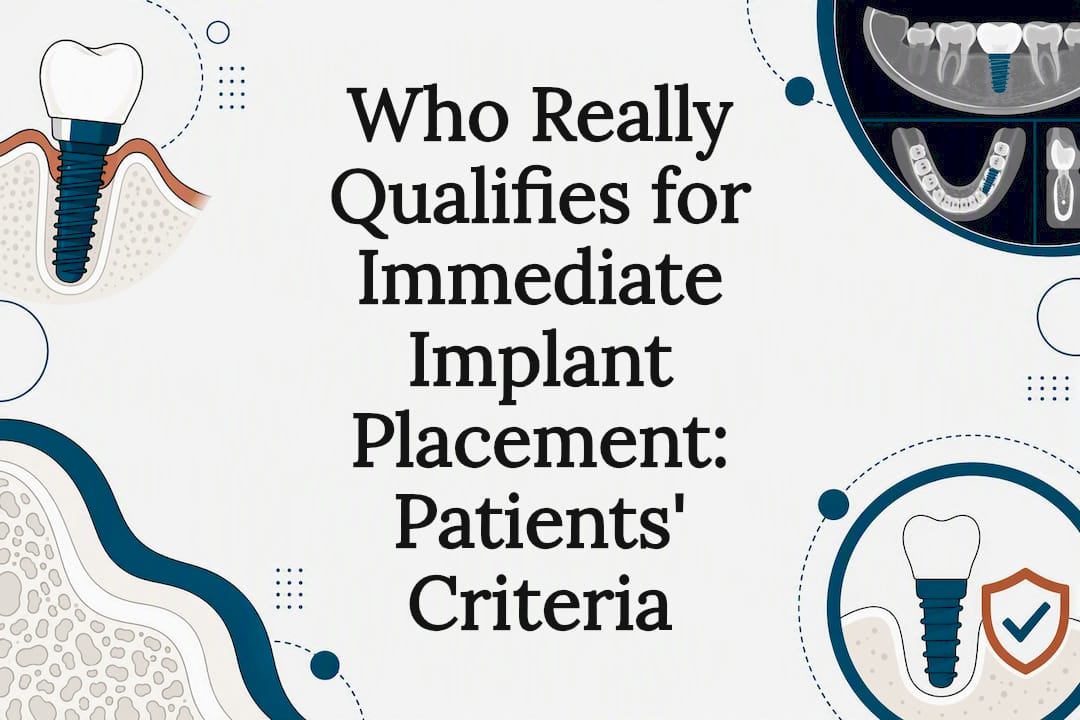 Immediate implant placement title card