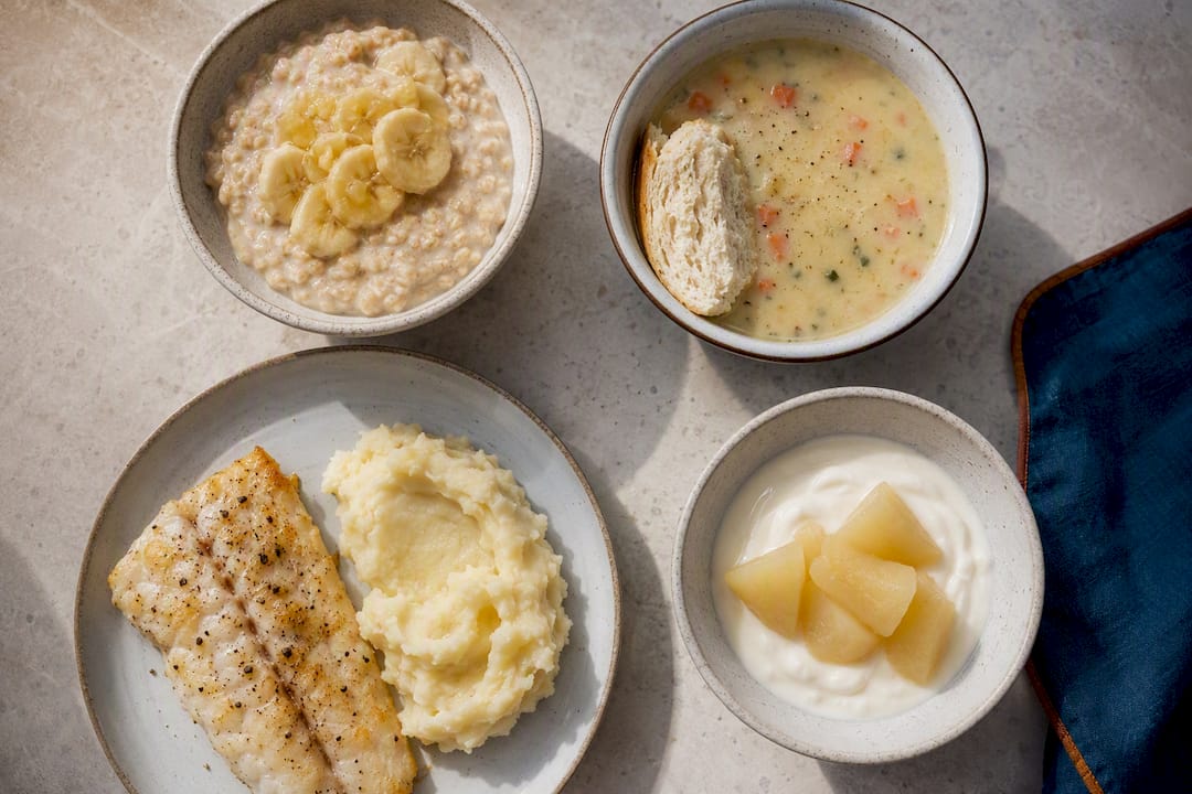 Soft meals suitable for braces