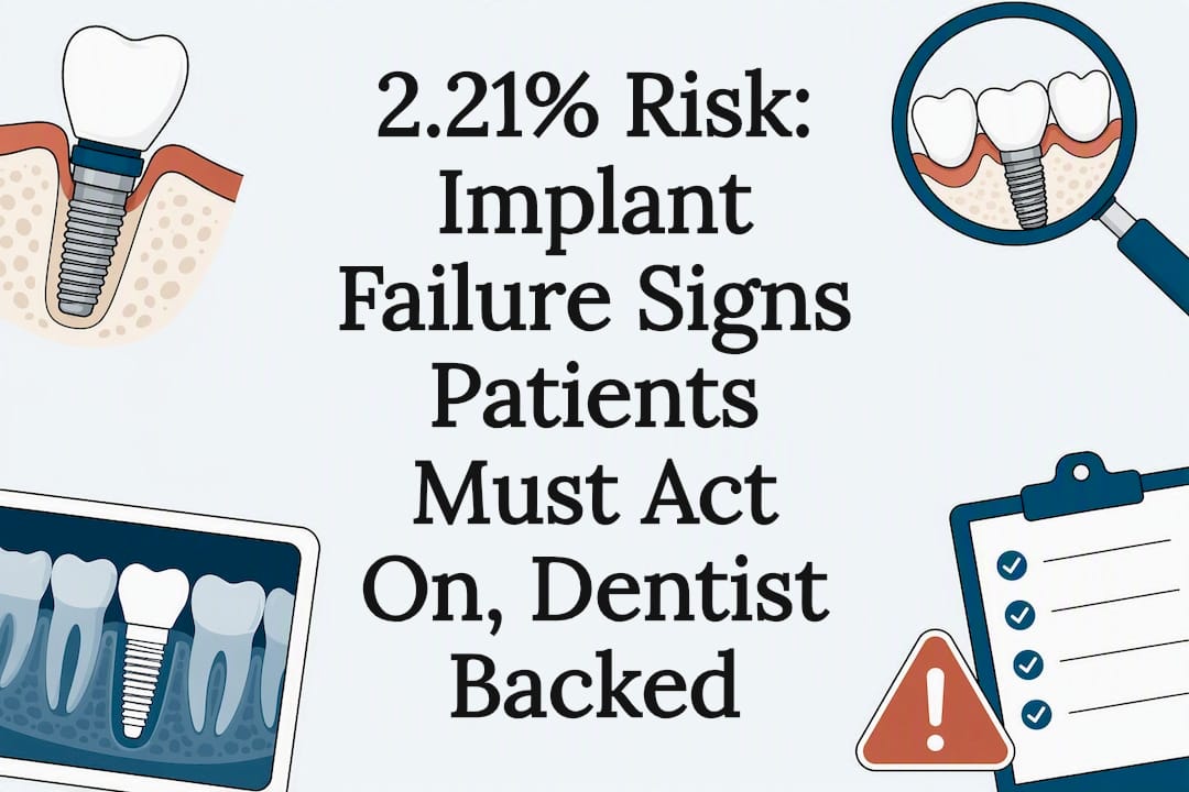 Dental implant warning signs title card