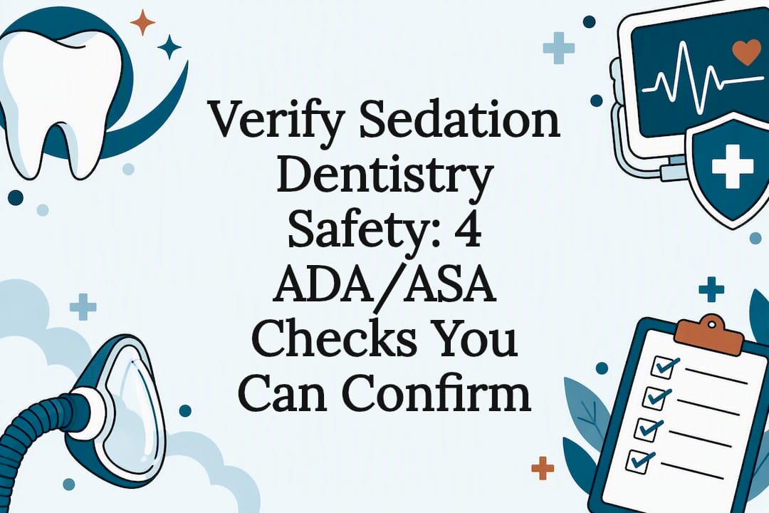 Sedation dentistry safety title card