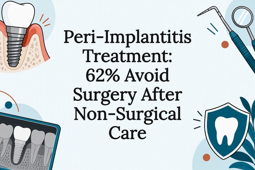 Peri-implantitis treatment title card illustration